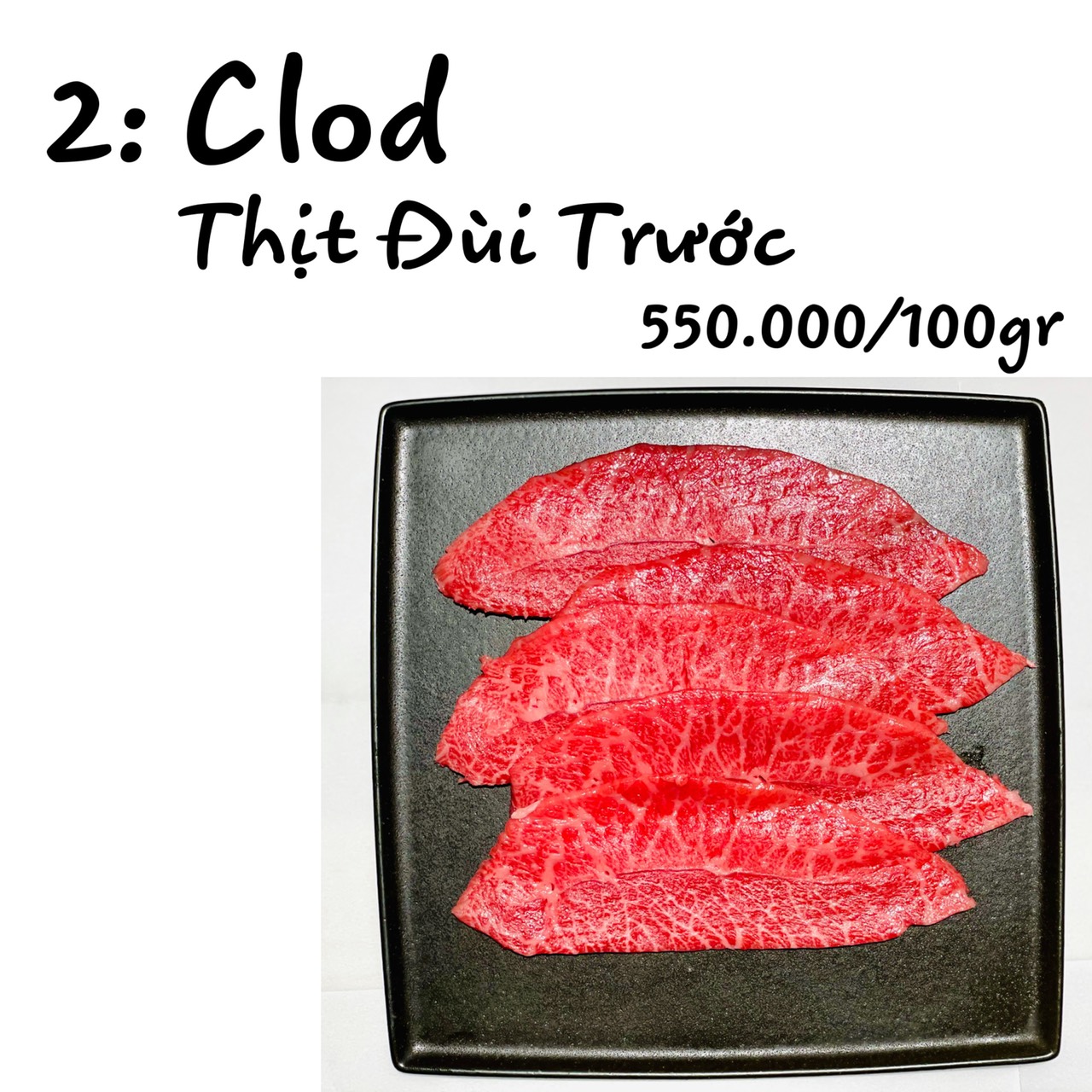 Clod - Thịt Đùi Trước
