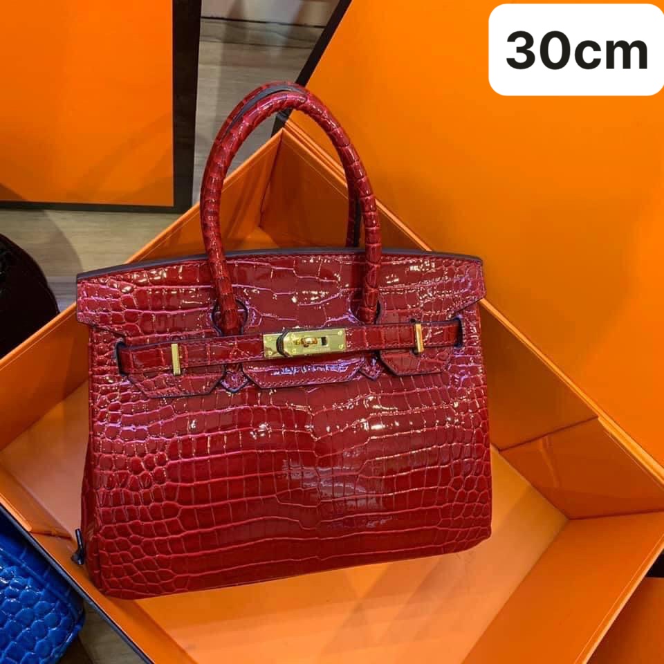 TÚI HERMES BIKIN VÂN DA CÁ SẤU