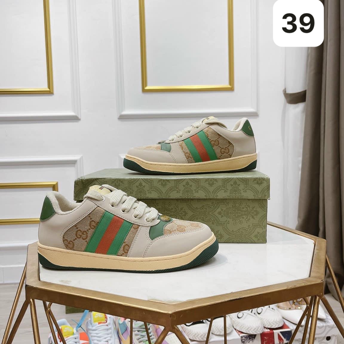 SIZE 39 - GIÀY THỂ THAO GUCCI LÓT LÔNG