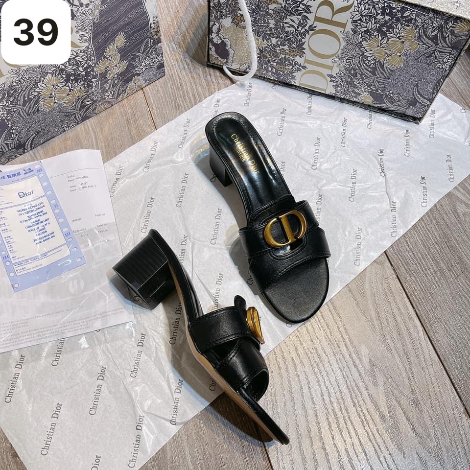SIZE 39 - GUỐC DIOR CD ĐEN