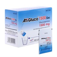 AtiGluco 1500mg hộp 30 gói thuốc cốm giảm triệu...
