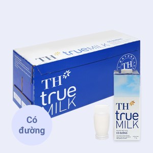 12 hộp sữa TH True Milk hộp 1 lít