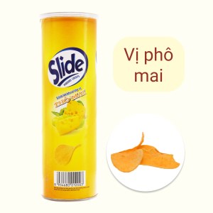 Snack khoai tây phô mai Slide 100g