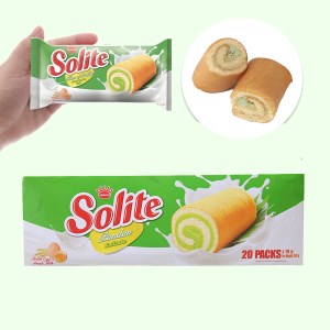 Bánh kem lá dứa Solite 20 cáix18g
