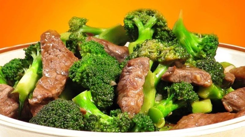 Thịt bò xào bông cải