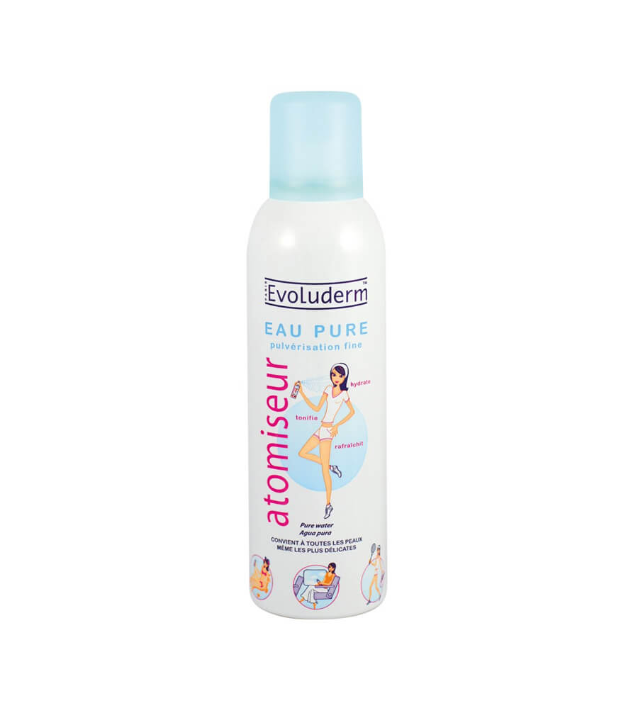 Xịt Khoáng Cung Cấp Nước Evoluderm 150ml Atomiseur Eau Pure Water