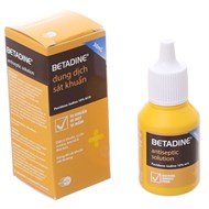 Betadine 10% chai 30ml diệt mầm bệnh ở da, sát...