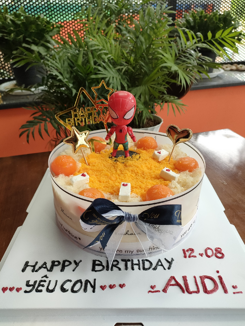 Bánh kem bông lan trứng muối - BC008