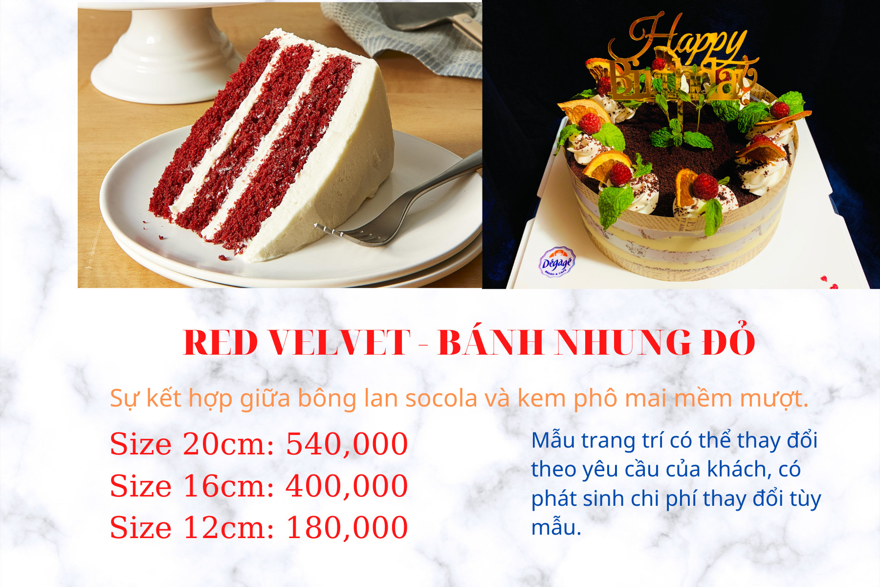 Bánh nhung đỏ RED VELVET