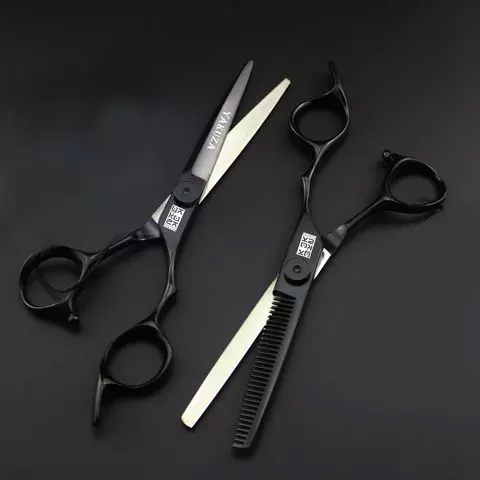 Kéo Cắt Tóc YAKUZA Black K60