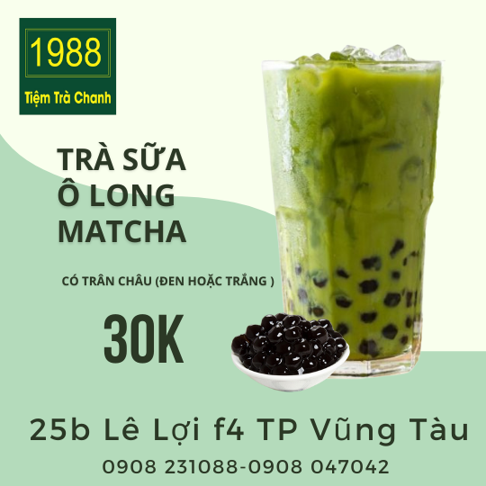 TRÀ SỮA Ô LONG MATCHA --- 0 --222222