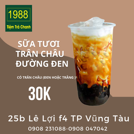 SỮA TƯƠI TRÂN CHÂU ĐƯỜNG ĐEN --- 0 --222222