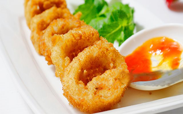 Mực ống tẩm bột chiên