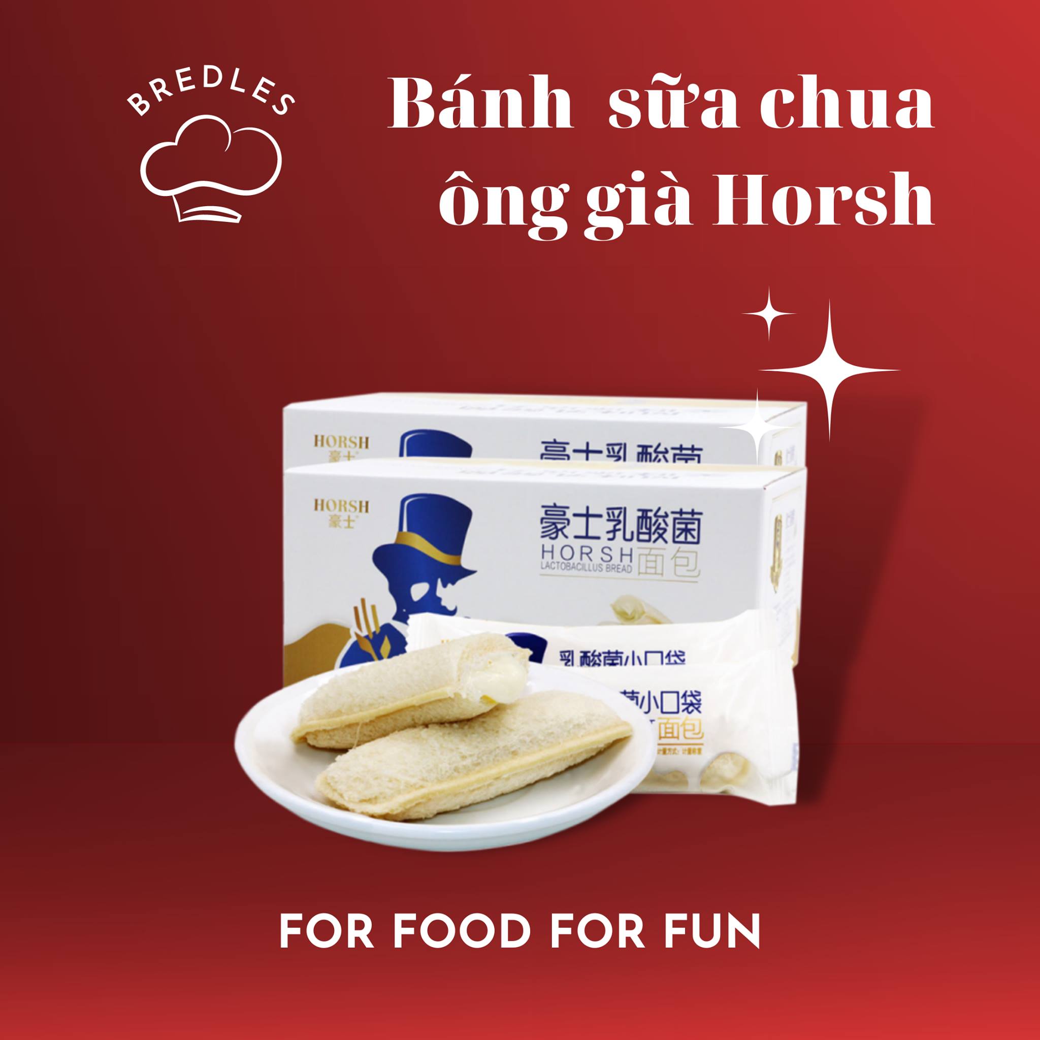 BÁNH SỮA CHUA ĐÀI LOAN ÔNG GIÀ HORSH
