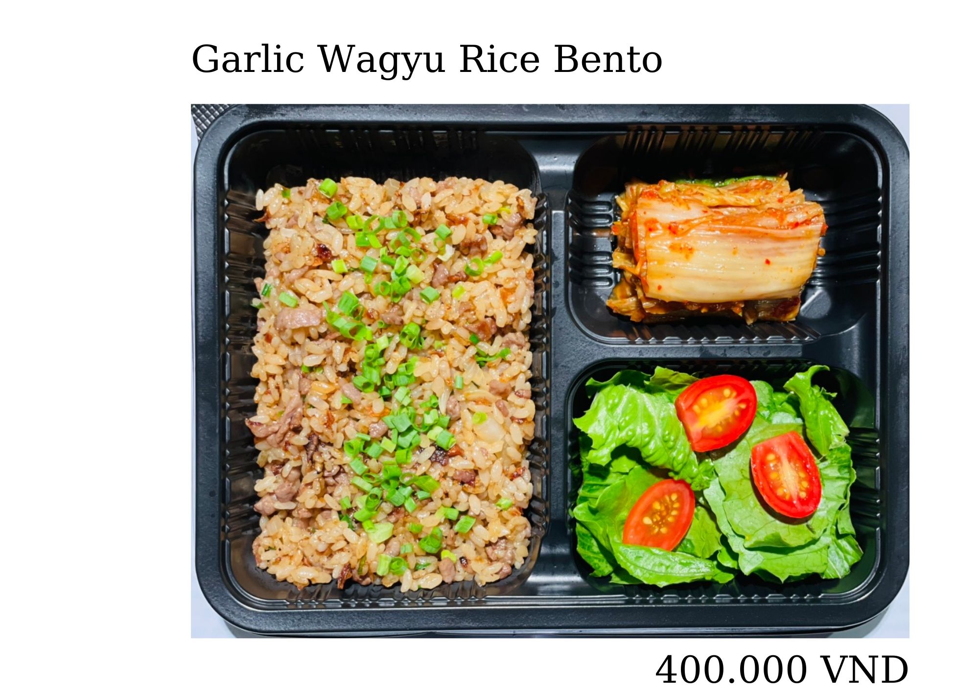 Garlic Wagyu Rice - Cơm tỏi bò Wagyu