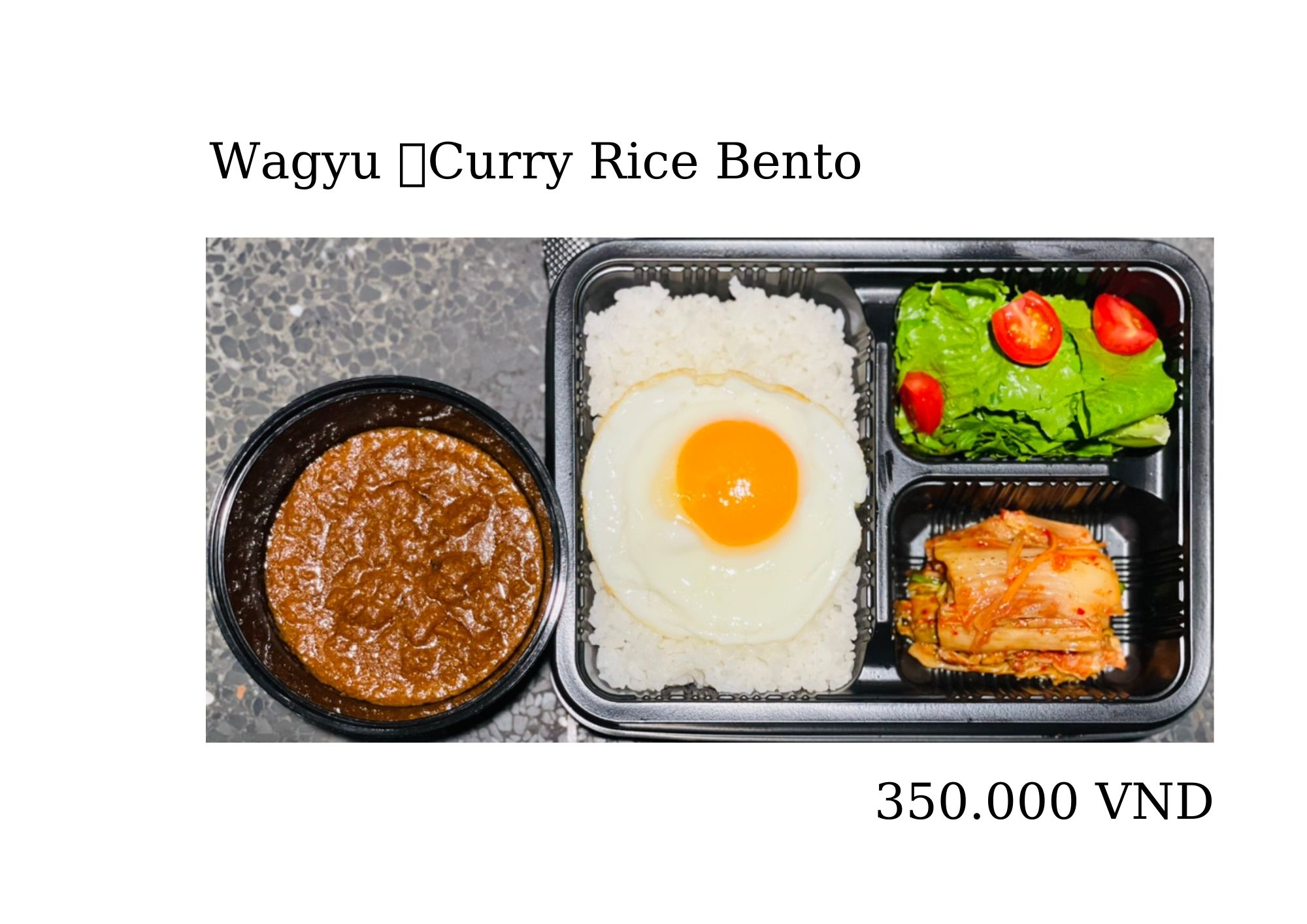 Wagyu Curry Rice - Cơm Cà Ri bò Wagyu