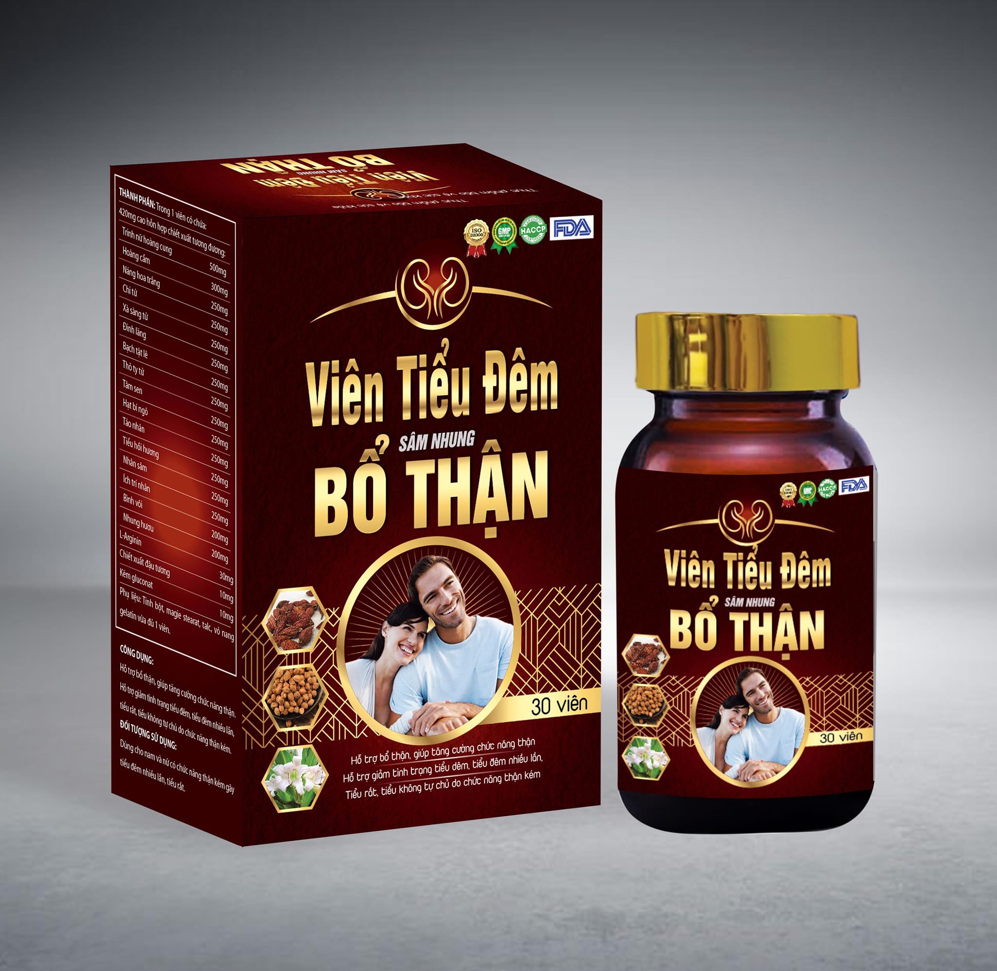 Viên tiểu đêm sâm nhung bổ thận