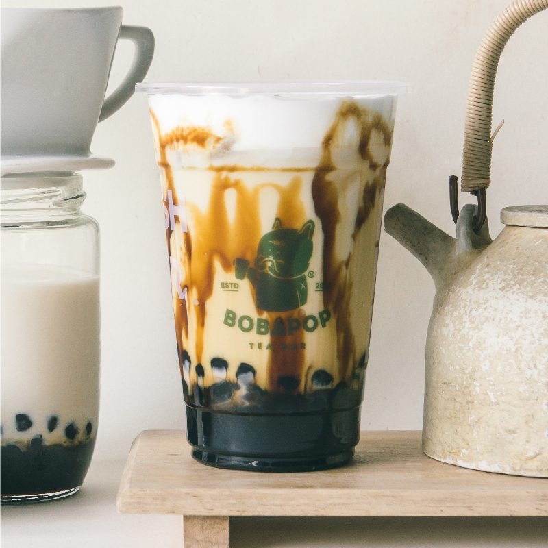 Bọt Sữa Trân Châu Đường Đen