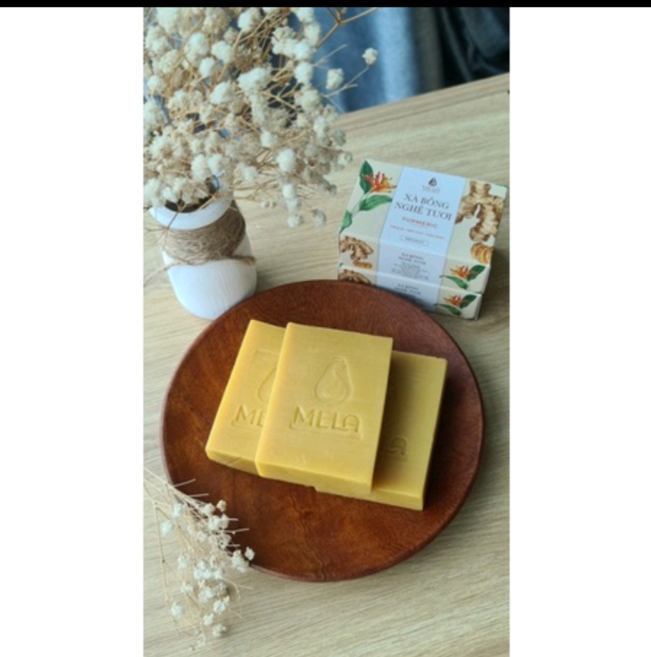 Link - Xà Bông Nghệ Tươi Mela - Natural Organic Soap (Xà Bông Nghệ Tươi Mela - Natural Organic Soap)