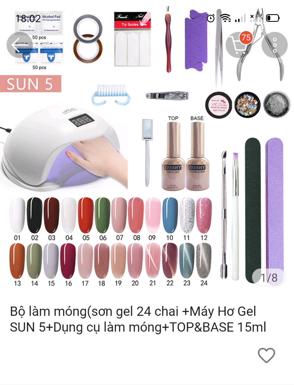 Link - Bộ làm móng(sơn gel 24 chai +Máy Hơ Gel SUN X4+Dụng cụ làm móng+TOP&BASE 15ml sơn gel) Mini tại nhà (https://shorten.asia/fss9xMH9)