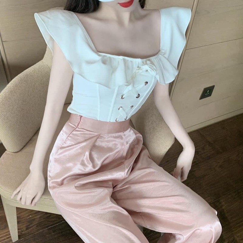 Link - Set áo trắng rút dây quần lụa hồng cao cấp hàng Tabao dành cho nữ (https://shorten.asia/6dQc7bUm)