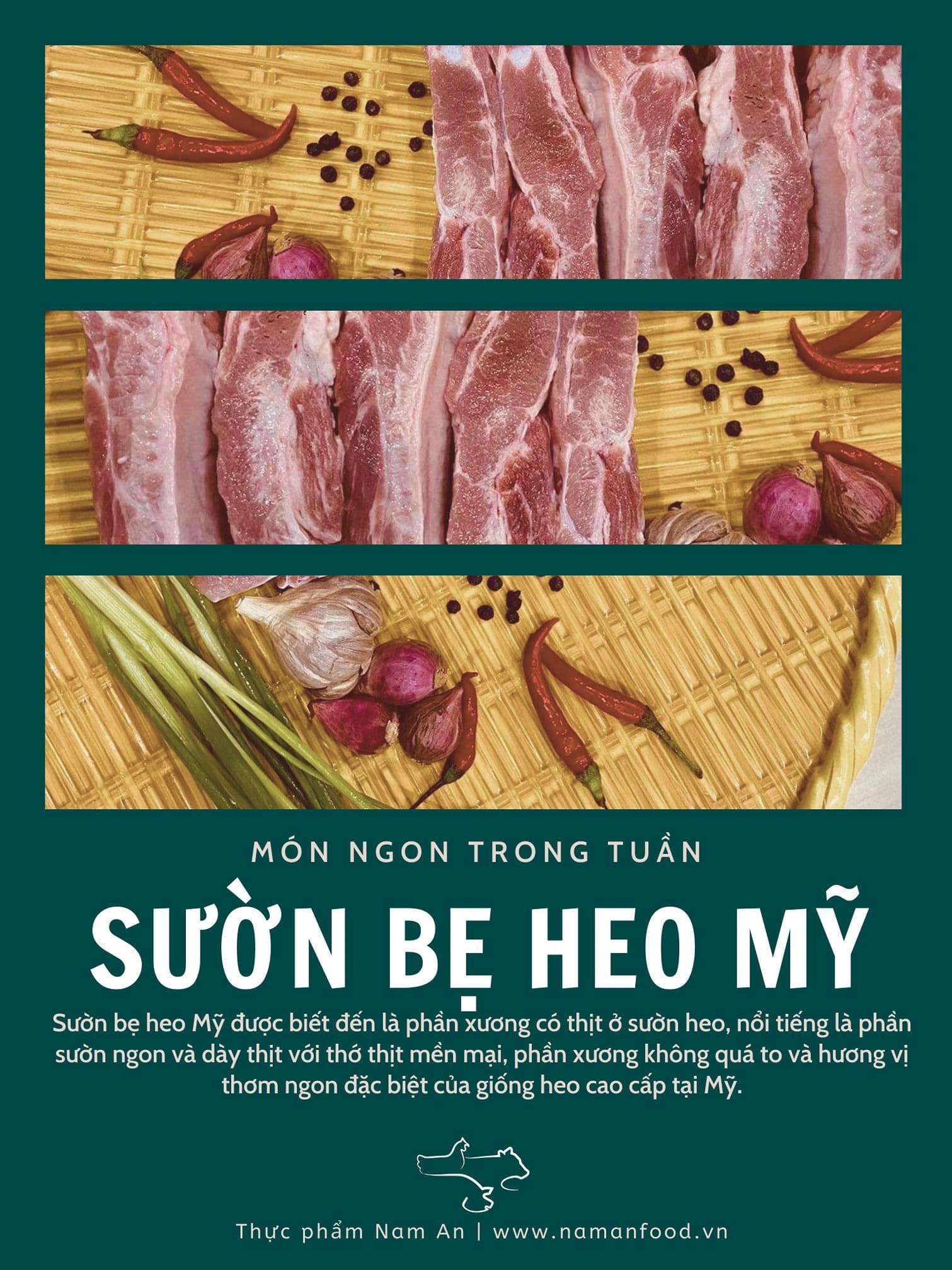 Sườn bẹ Heo Mỹ