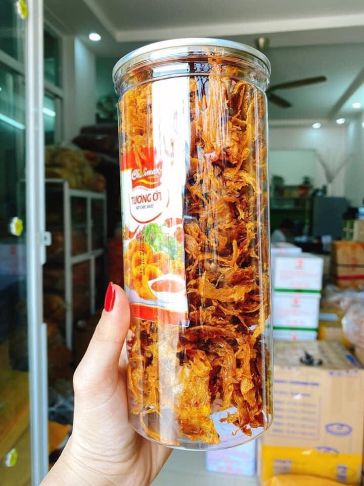 Mực xé tẩm gia vị