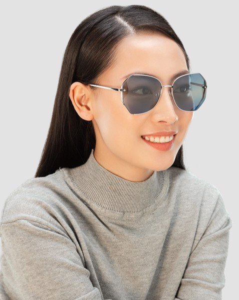 Mắt Kính Đa Giác Kim Loại