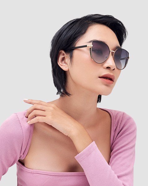 Mắt Kính Mắt Mèo Kim Loại