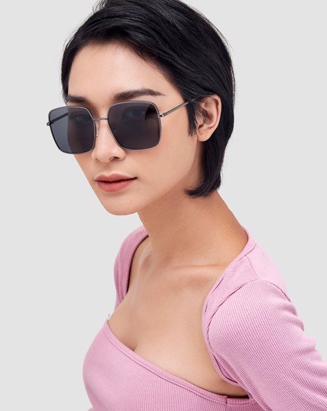 Mắt Kính Vuông Kim Loại 2