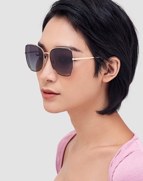 Mắt Kính Vuông Kim Loại