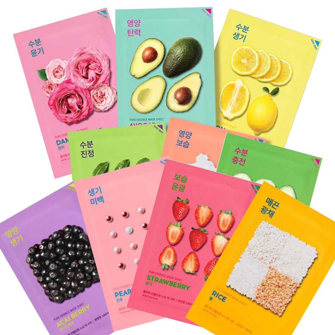 Set 10 Mặt nạ giấy Pure Essence mask sheet