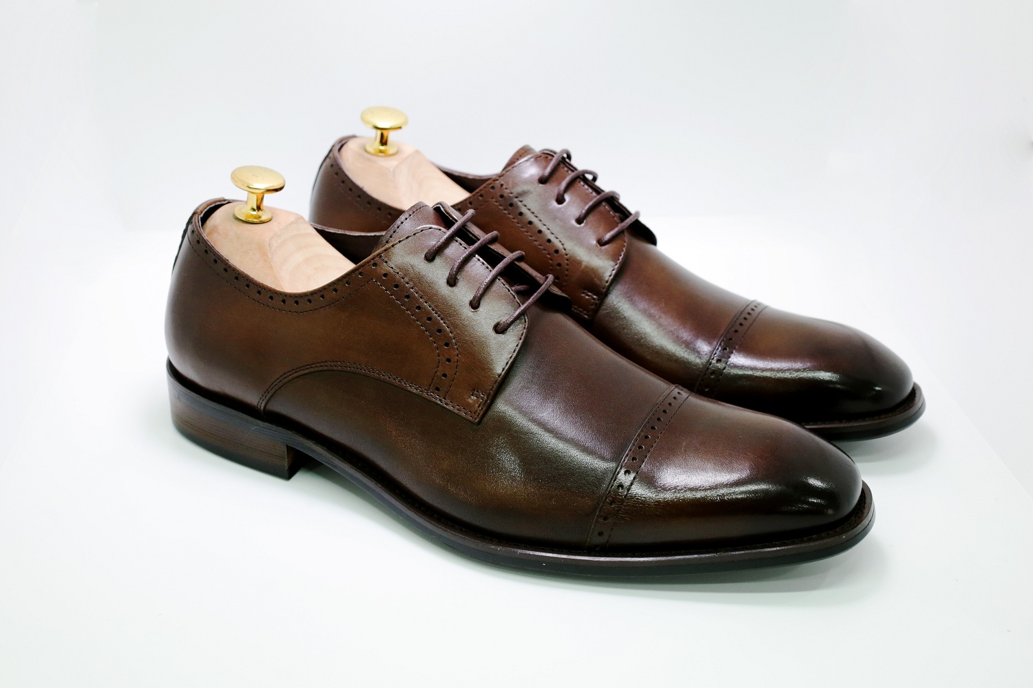 GIÀY TÂY NAM CAO CẤP HM3007-Z4B BROWN