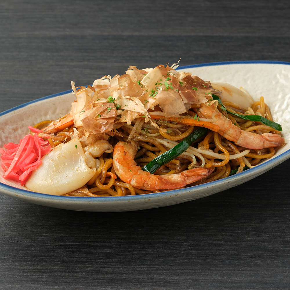 Mì Soba Xào Hải Sản - Stir Fried Noodles
