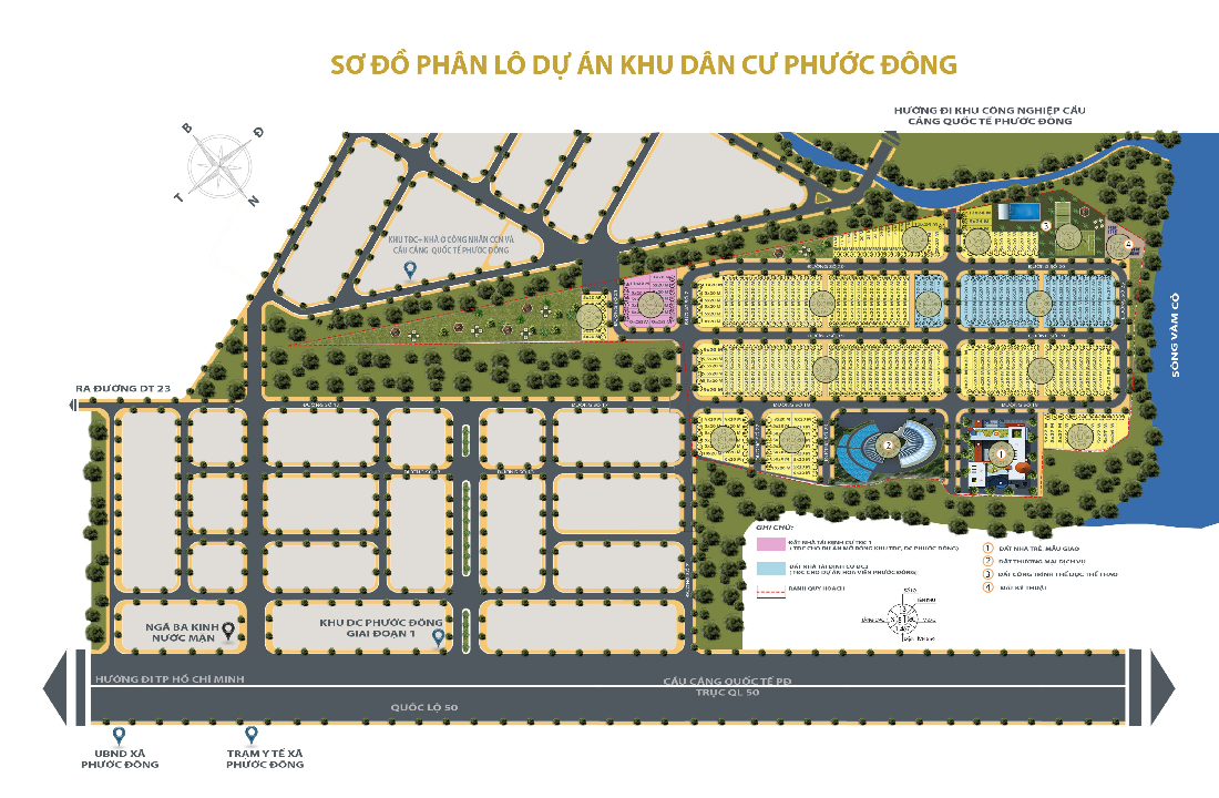 TOÀN CẢNH KHU ĐÔ THỊ CẦU CẢNG PHƯỚC ĐÔNG MỚI