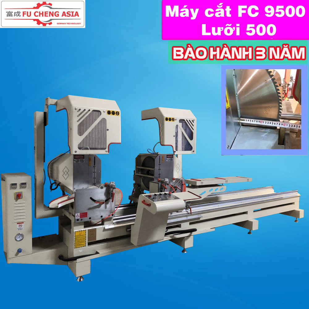 Máy cắt nhôm 2 đầu 09S lưỡi 500