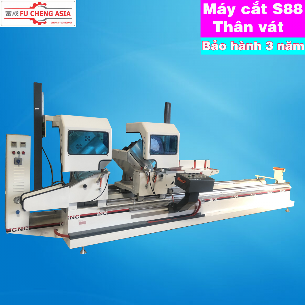 Máy cắt nhôm 2 đầu S88 thân vát