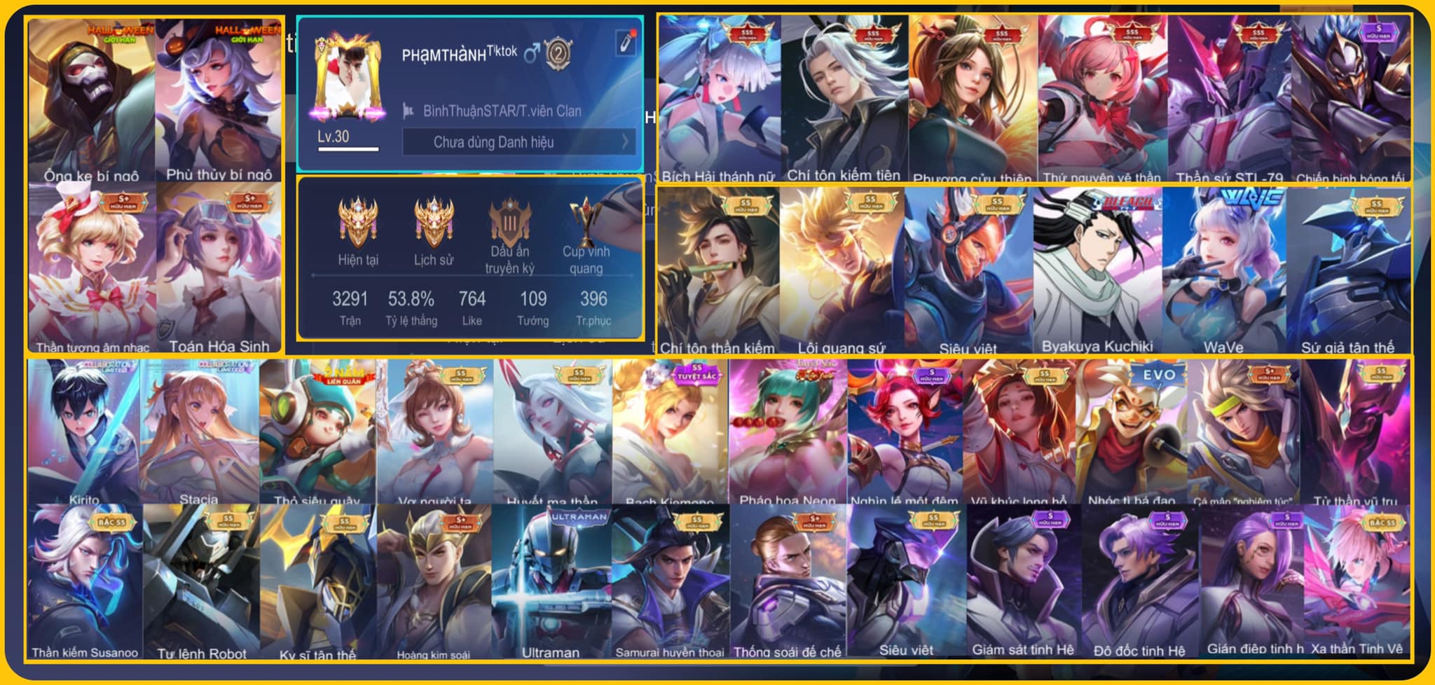 5sss cùng dàn skin hữu hạn