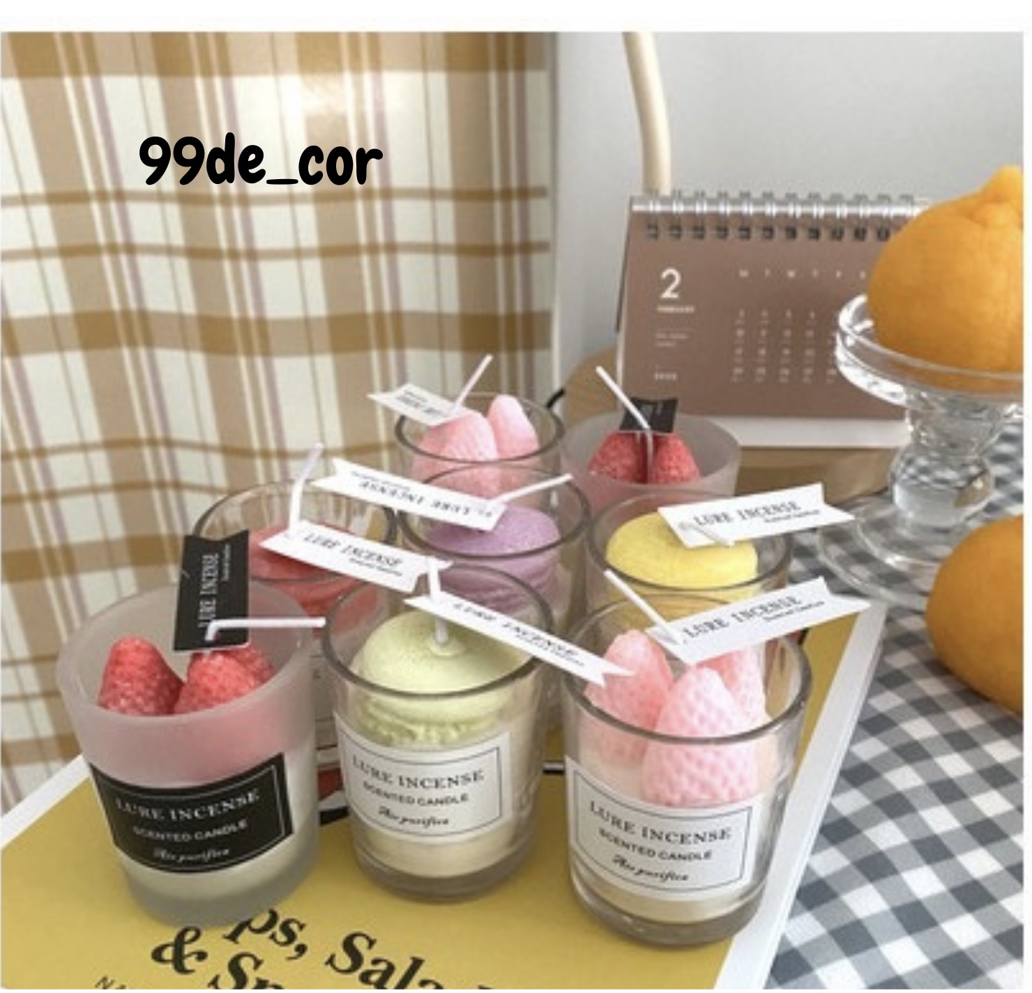 Nến thơm hình dâu tây  --- 0 --222222