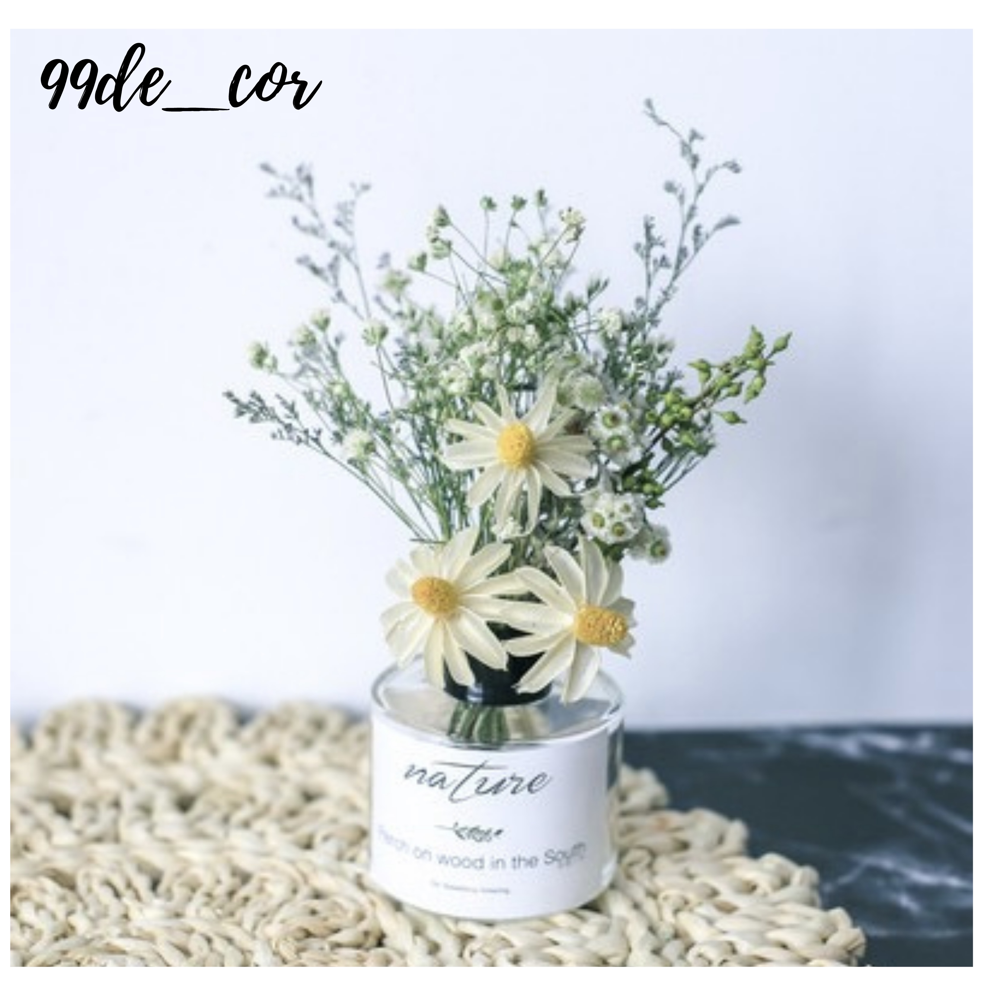 Lọ thuỷ tinh nhỏ nhắn trang trí tặng kèm hoa --- 0 --222222