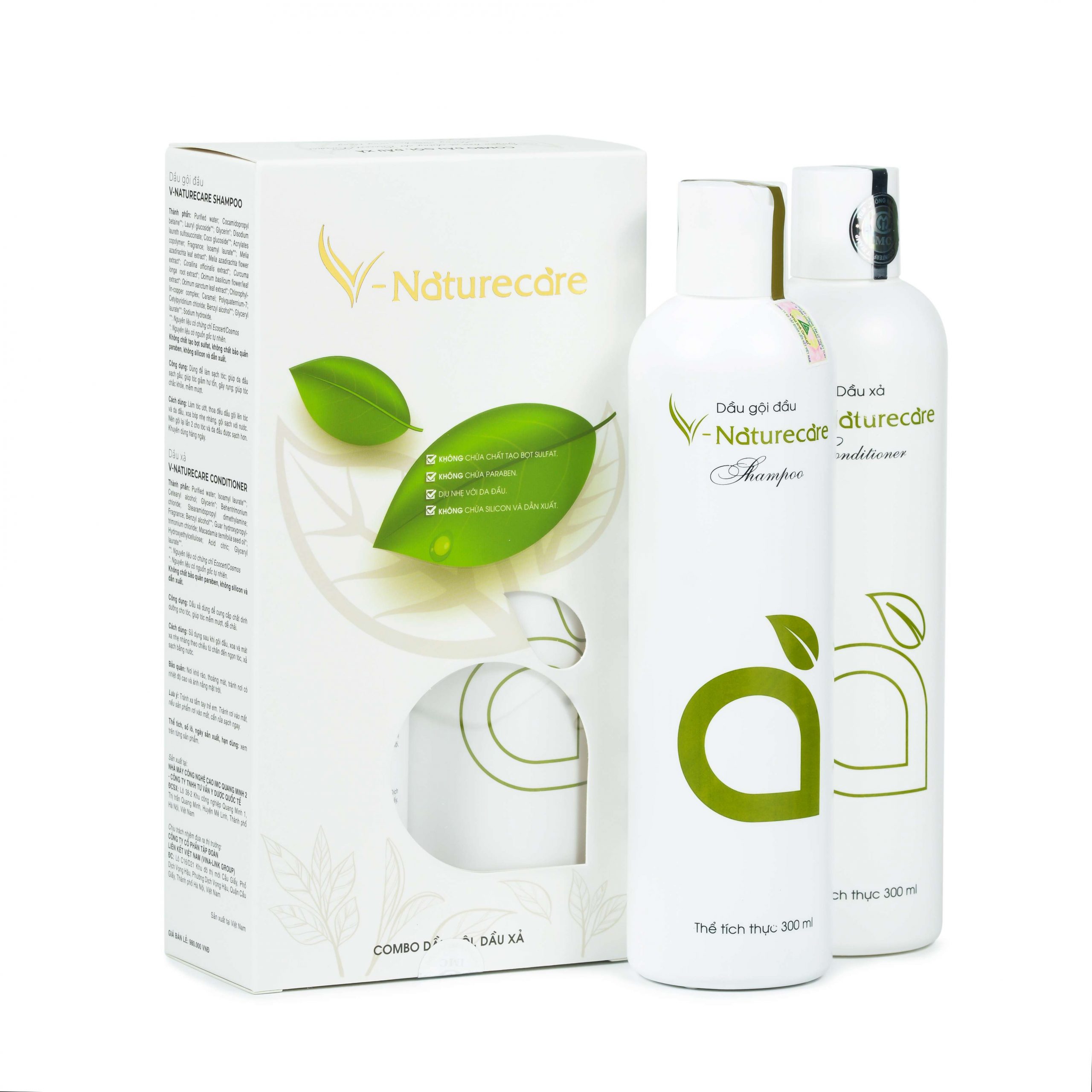 BỘ SẢN PHẨM DẦU GỘI, DẦU XẢ V-NATURECARE