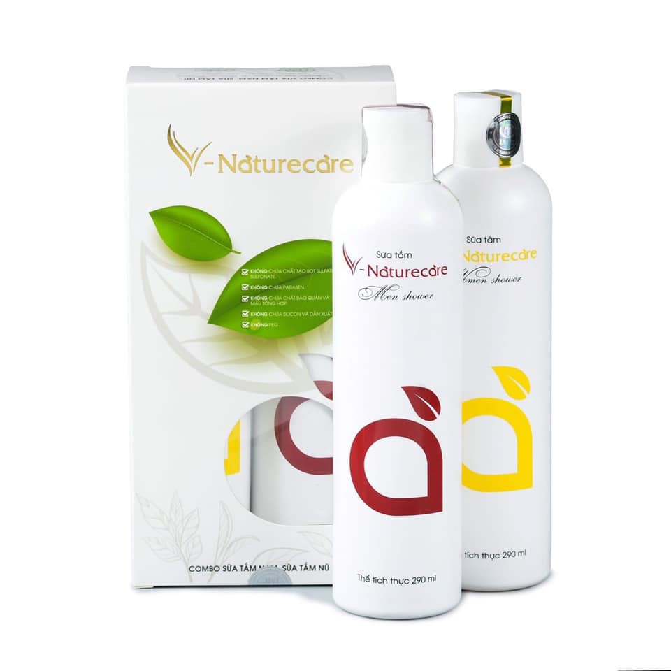 BỘ SẢN PHẨM SỮA TẮM V-NATURECARE