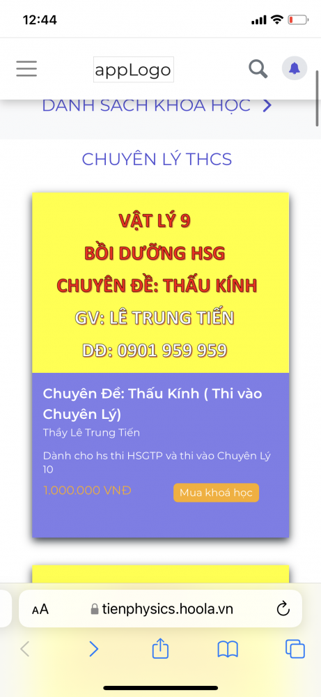 Khoá học