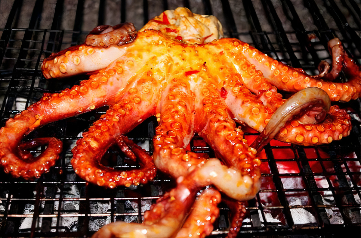 Bạch Tuột Nướng Sa Tế