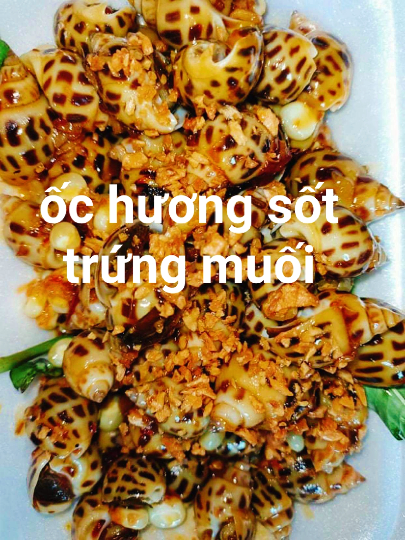Ốc Hương sốt trứng muối