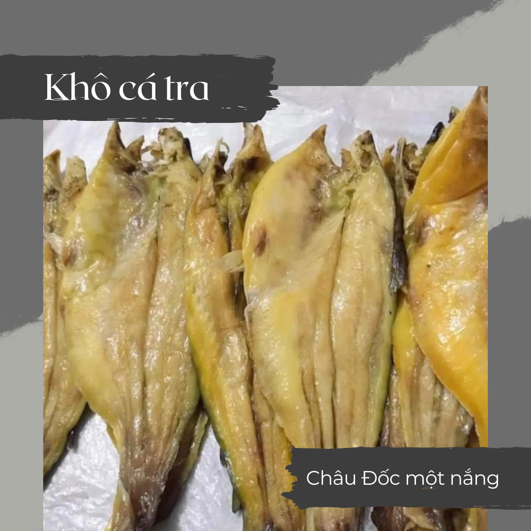 Khô cá tra Châu Đốc một nắng