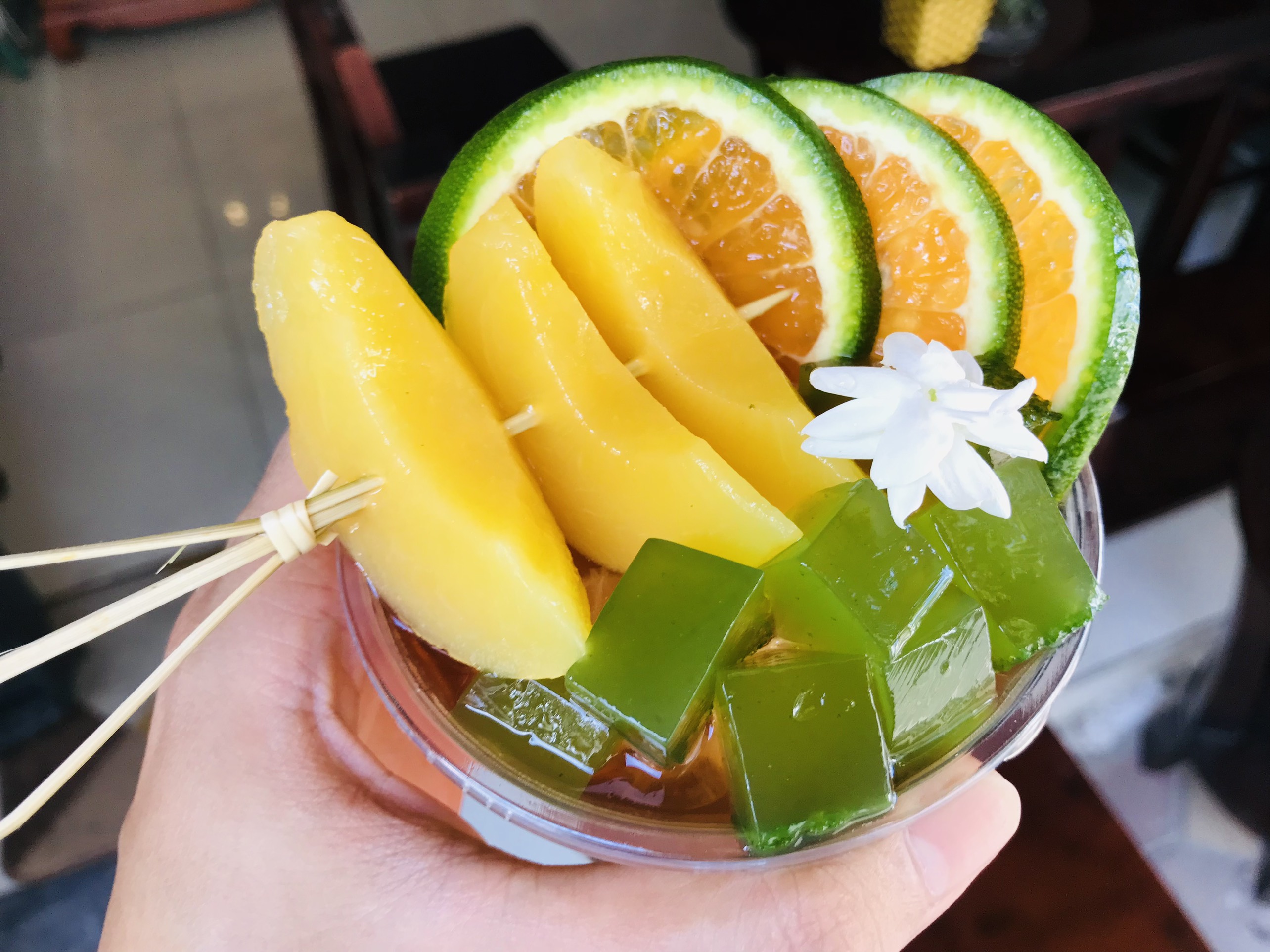 Trà Cam Đào Sả