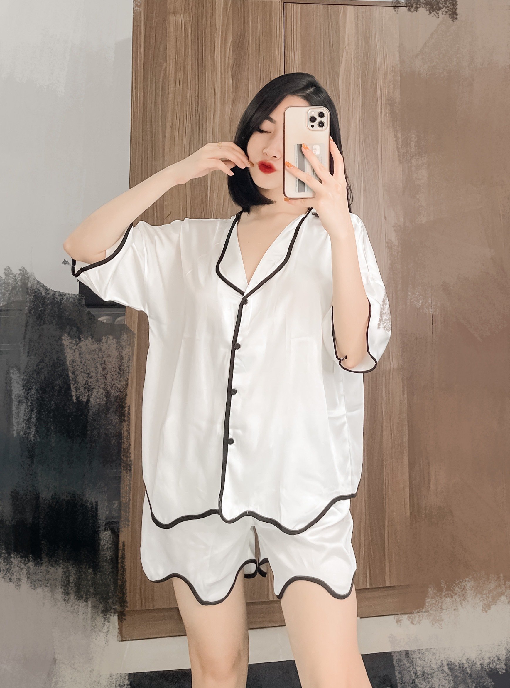 Trắng trơn lụa Tơ tằm