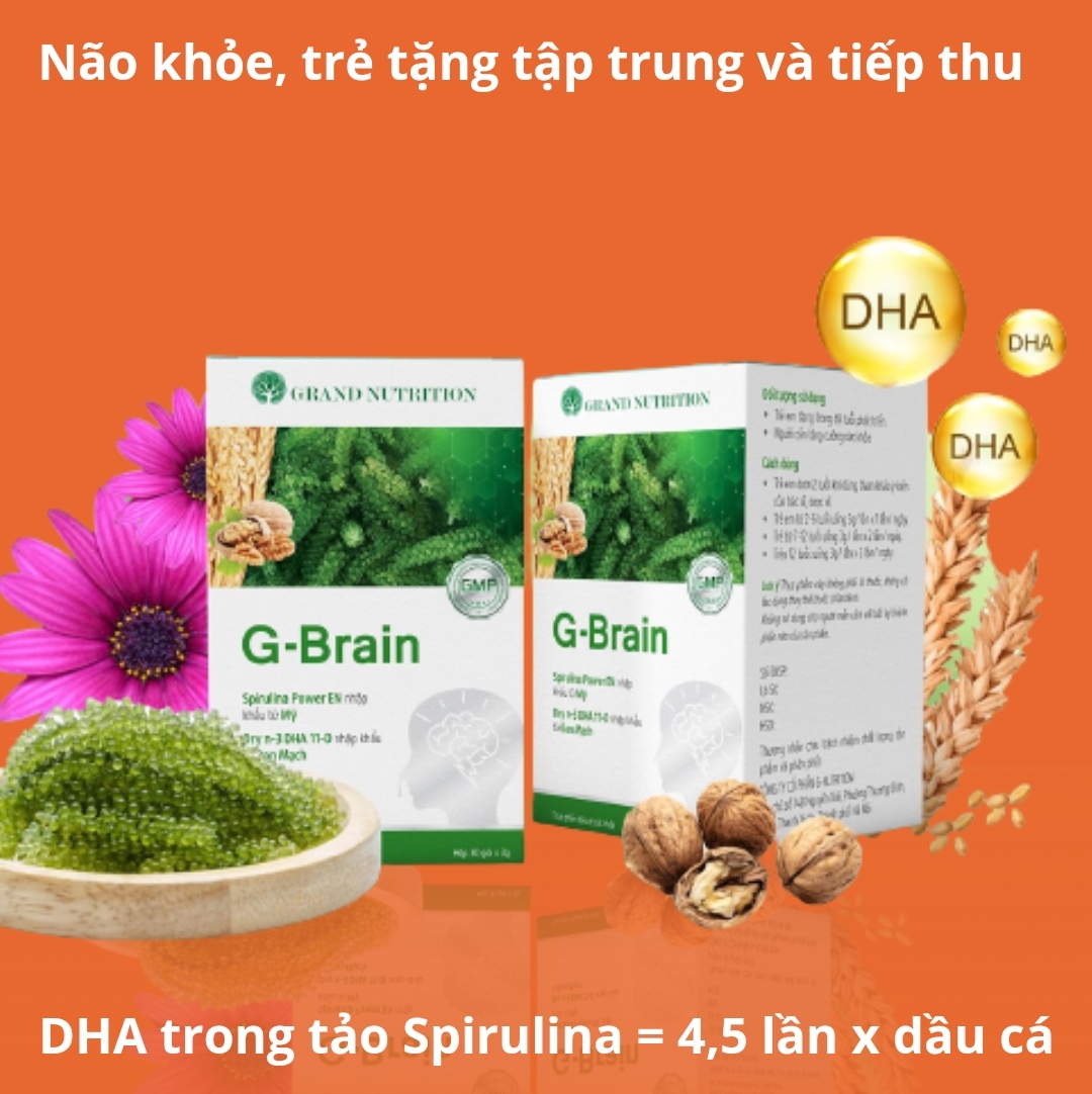 Link - CỐM TRÍ NÃO G-BRAIN hỗ trợ thúc đẩy liên kết hệ thần kinh và phát triển não bộ toàn diện. Đồng thời, tăng cường đề kháng và sức khỏe não bộ cho trẻ, kích thích sự sáng tạo, xử lý tình huống nhanh nhạy, tiếp thu nhanh hơn, tập trung hơn, trí nhớ lâu,… (https://bit.ly/3BRWcGR)