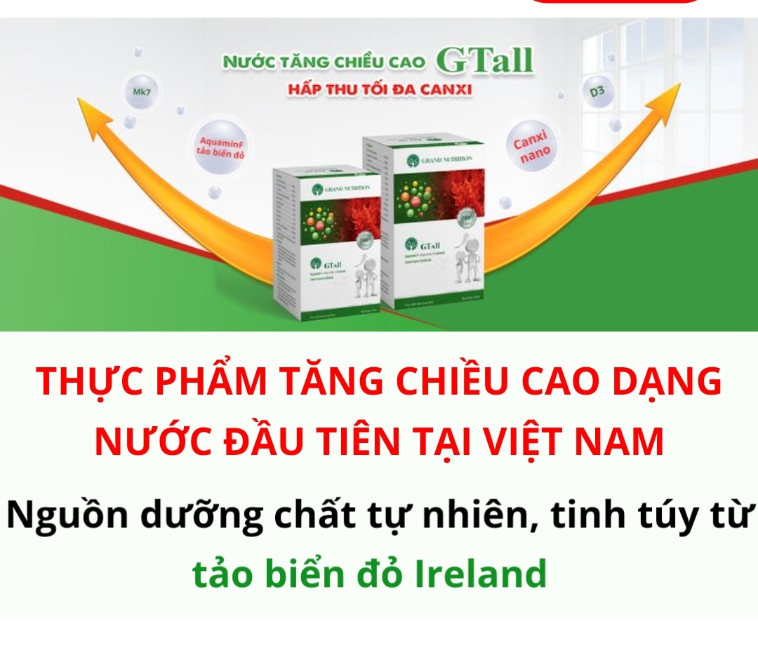 Link - CANXI TƯƠI TĂNG CHIỀU CAO GTALL – dòng sản phẩm bổ sung Canxi, Vitamin D3 cho cơ thể trẻ. Từ đó, trẻ sẽ được hỗ trợ tăng cường thể chất toàn diện, phát triển chiều cao, chắc khỏe xương và răng; đồng thời, giảm nguy cơ còi xương ở trẻ. (https://track.rentracksw.com/adx/r.html?idx=0.3209.3641.323.128711&dna=497858)